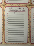 Things to do List-Stars