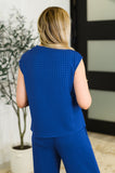 Listen Intently Textured Top and Pants Set